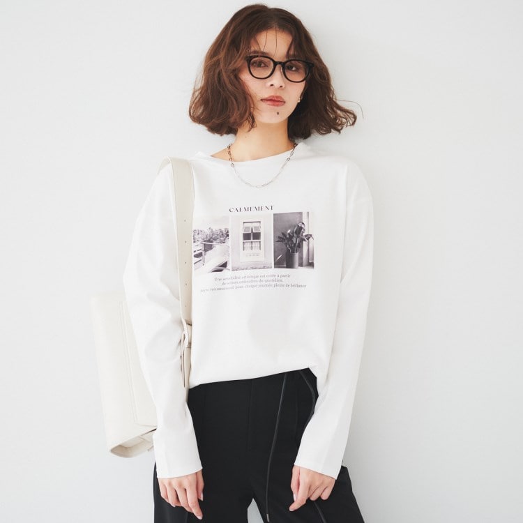 アンタイトル(UNTITLED)のプリントTシャツ カットソー
