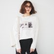 アンタイトル(UNTITLED)のプリントTシャツ オフホワイト(103)