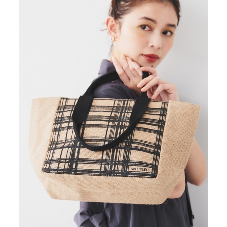 アンタイトル(UNTITLED)の【保冷機能付き】ジュートバッグ トートバッグ