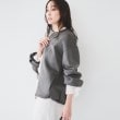 アンタイトル(UNTITLED)の【洗える/春の軽羽織り】ダンボール ノーカラーブルゾン12