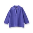 アンタイトル(UNTITLED)の【七分袖/春夏素材】メッシュ衿付きニット1