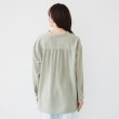 アンタイトル(UNTITLED)の【体型カバー/オンオフ使える】梳毛調ボイルシャツ16