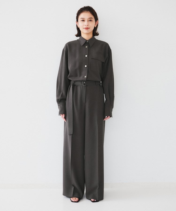 【ご予約品】 朝比奈 彩×Oggi×UNTITLED スペシャルコラボ】シャツカラー サロペット・オーバーオール・オールインワン