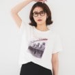 アンタイトル(UNTITLED)の【洗える/ロゴ】プリントジャージTシャツ オフホワイト(603)