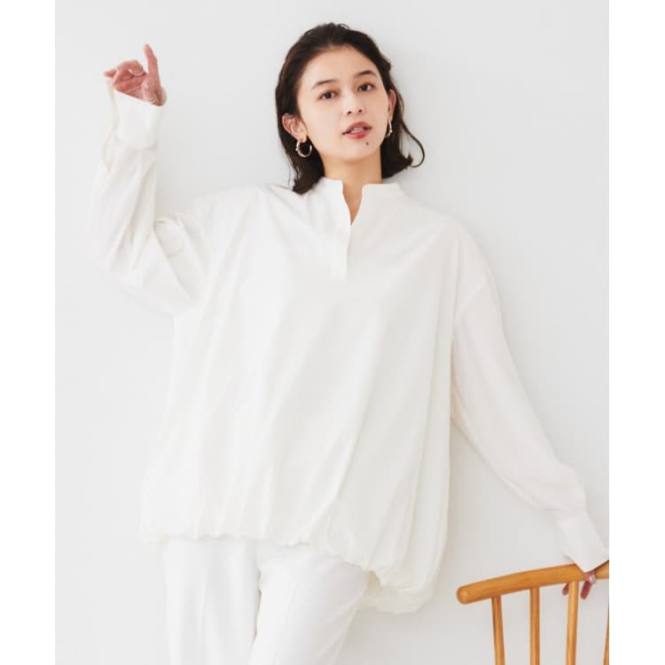 アンタイトル(UNTITLED)の【朝比奈 彩×Oggi×UNTITLED スペシャルコラボ】バルーンヘムブラウス シャツ・ブラウス