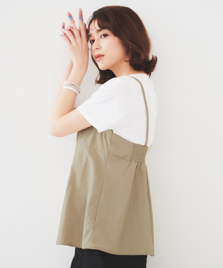 アンタイトル(UNTITLED)の【洗える/Tシャツ】ビスチェドッキングプルオーバー11
