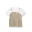 アンタイトル(UNTITLED)の【洗える/Tシャツ】ビスチェドッキングプルオーバー1