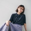 アンタイトル(UNTITLED)の【セットアップ可能/オンオフ】小紋柄ブラウス14