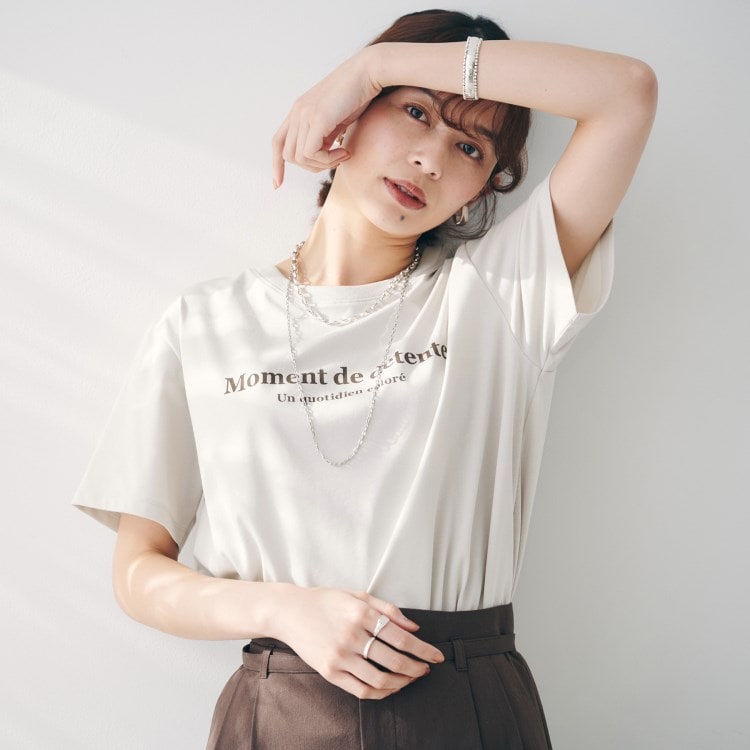 アンタイトル(UNTITLED)の【洗える】ロゴTシャツ Ｔシャツ