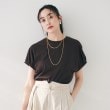 アンタイトル(UNTITLED)の【体型カバー/洗える】スリーブミニタックプルオーバー10
