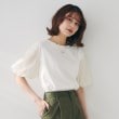 アンタイトル(UNTITLED)の【二の腕カバー/洗える】袖シアーバルーンプルオーバー3