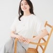 アンタイトル(UNTITLED)の【洗える/体型カバー】袖異素材プルオーバーニット オフホワイト(003)