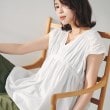 アンタイトル(UNTITLED)の【コットン100/洗える/トレンド】シャーリングブラウス オフホワイト(003)