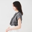 アンタイトル(UNTITLED)の【接触冷感/吸水速乾/UVケア】フィブリルフリルブラウス11