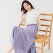 アンタイトル(UNTITLED)のスタンドネックフリルブラウス【接触冷感/吸水速乾/UVケア】3