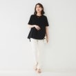 アンタイトル(UNTITLED)の【UVカット/接触冷感/Tシャツ】異素材ドッキングペプラム8