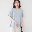 アンタイトル(UNTITLED)の【UVカット/接触冷感/Tシャツ】異素材ドッキングペプラム10