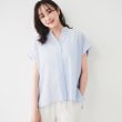 アンタイトル(UNTITLED)の【洗える/スキッパー】フレンチスリーブシアーブラウス14