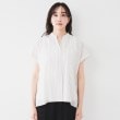 アンタイトル(UNTITLED)の【洗える/スキッパー】フレンチスリーブシアーブラウス18