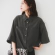 アンタイトル(UNTITLED)の【前開き/洗える】ショート丈シアーシャツ11