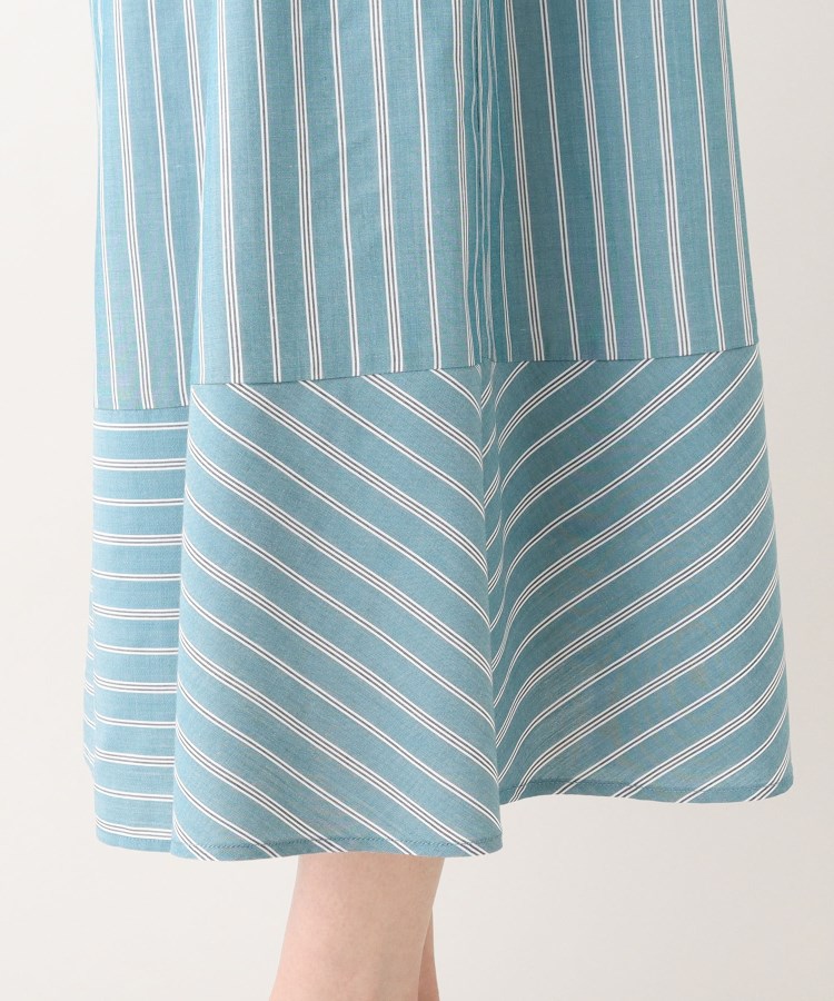 アンタイトル(UNTITLED)の【イージーケア／きれいめ】ストライプ柄 デザインスカート6