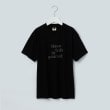アンタイトル(UNTITLED)の【WORLD for the World】タイポグラフィティロゴTシャツ ブラック(019)