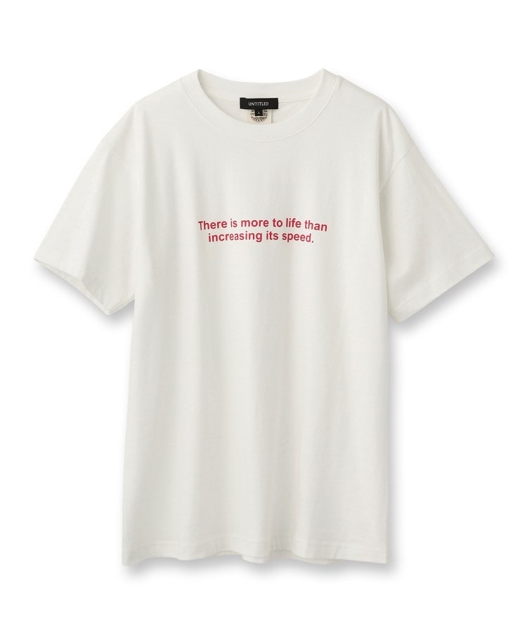 アンタイトル(UNTITLED)の【WORLD for the World】カラーロゴTシャツ1