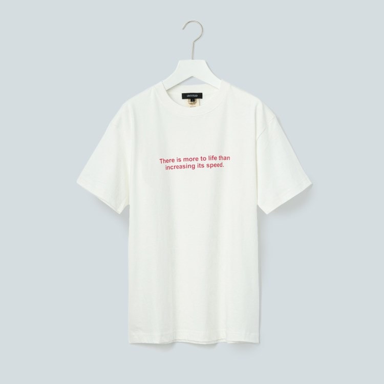 アンタイトル(UNTITLED)の【WORLD for the World】カラーロゴTシャツ Ｔシャツ