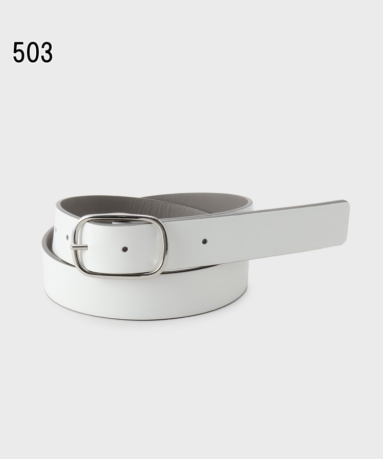 アンタイトル(UNTITLED)の【本革／リバーシブル】オーバルベルト30mm7
