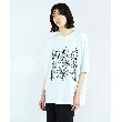 ティーケー タケオ キクチ(tk.TAKEO KIKUCHI)のBouguet embroidery Tシャツ ホワイト(001)