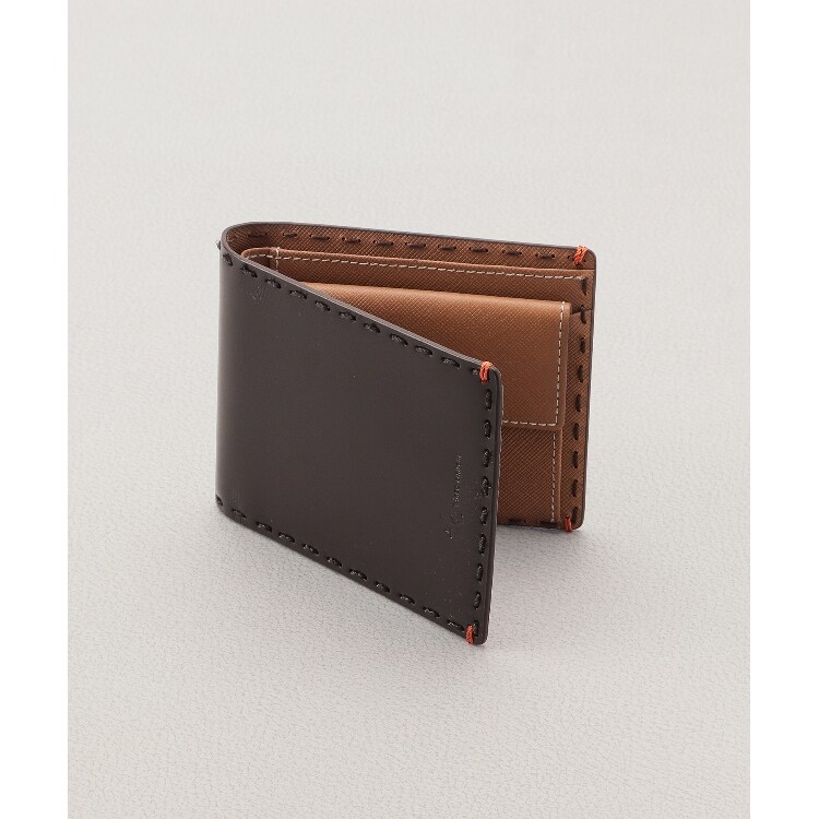 ステッチレザー二つ折り財布（財布） | tk.TAKEO KIKUCHI（ティーケー ...