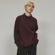 ティーケー タケオ キクチ(tk.TAKEO KIKUCHI)の【洗える】モッチモチニット モックネックプルオーバー ボルドー(064)