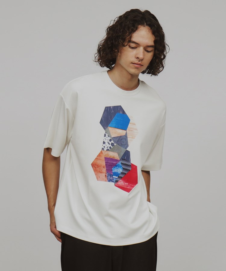 ティーケー タケオ キクチ(tk.TAKEO KIKUCHI)のウッドペインティングTシャツ8