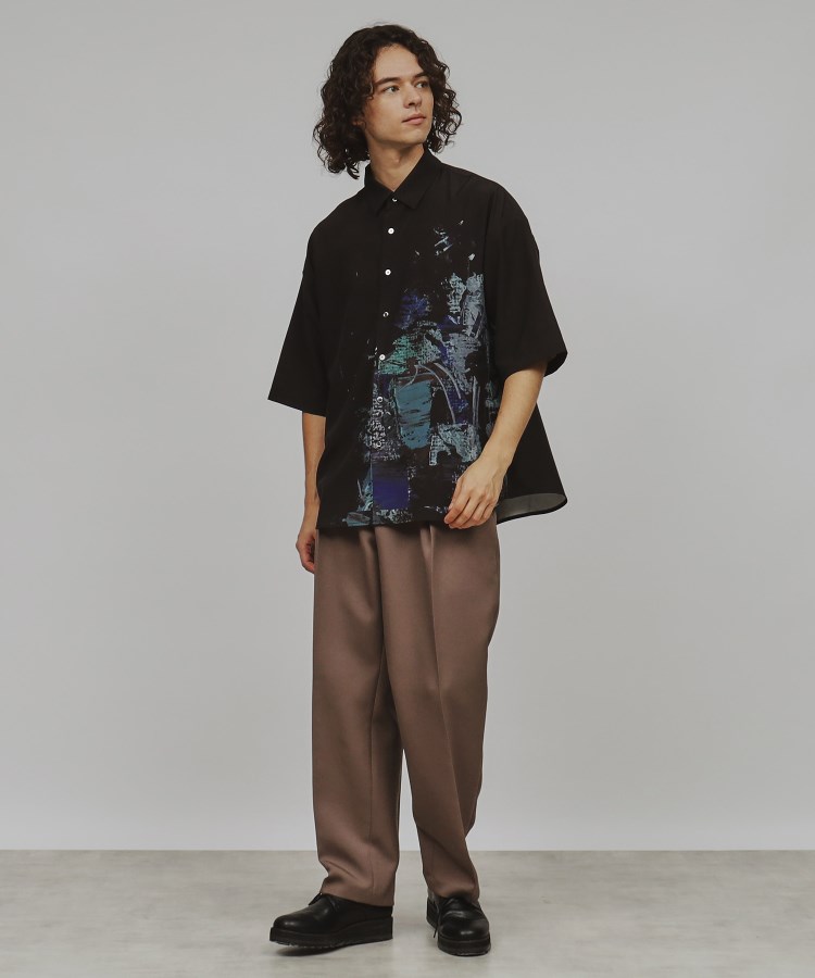 24072タケオキクチメンズ半袖柄シャツサイズ3 24072タケオキクチメンズ半袖柄シャツサイズ3