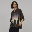 ティーケー タケオ キクチ(tk.TAKEO KIKUCHI)の半袖転写プリントシャツ パープル(481)