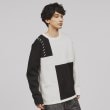 ティーケー タケオ キクチ(tk.TAKEO KIKUCHI)の【もちもちニット】ブロックステッチ オフホワイト(503)