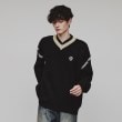 ティーケー タケオ キクチ(tk.TAKEO KIKUCHI)のチルデンハンドステッチニット ブラック(019)