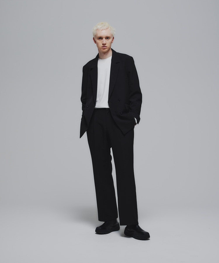 Stadt cloth ダブルジャケット(セットアップ対応)(テーラード Stadt cloth ダブルジャケット(セットアップ対応)(テーラード