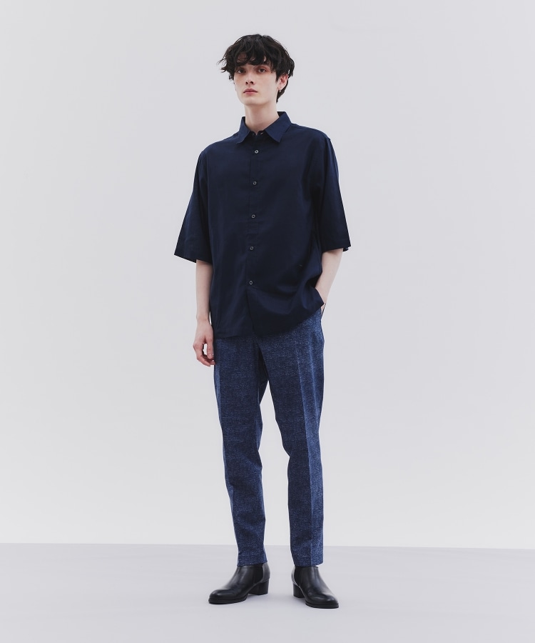 洗える/通気性】COOL DOTS テーパードスラックス(セットアップ 洗える/通気性】COOL DOTS テーパードスラックス(セットアップ