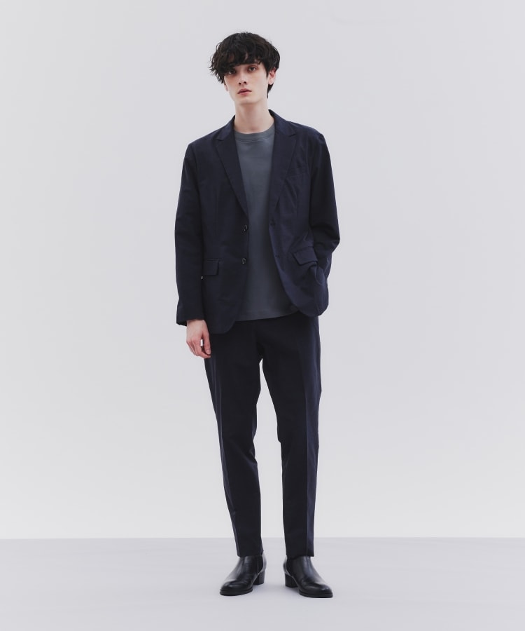 洗える/通気性】COOL DOTS テーパードスラックス(セットアップ 洗える/通気性】COOL DOTS テーパードスラックス(セットアップ