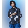 ティーケー タケオ キクチ(tk.TAKEO KIKUCHI)のスモークプリントシャツ ブルー(493)