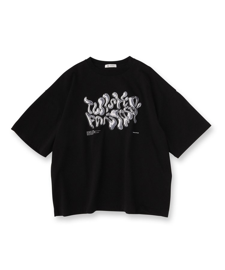 ティーケー タケオ キクチ(tk.TAKEO KIKUCHI)のメタルプリントTシャツ1