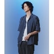 ティーケー タケオ キクチ(tk.TAKEO KIKUCHI)のサラエアリーオープンカラー2WAYシャツ ブルー(092)