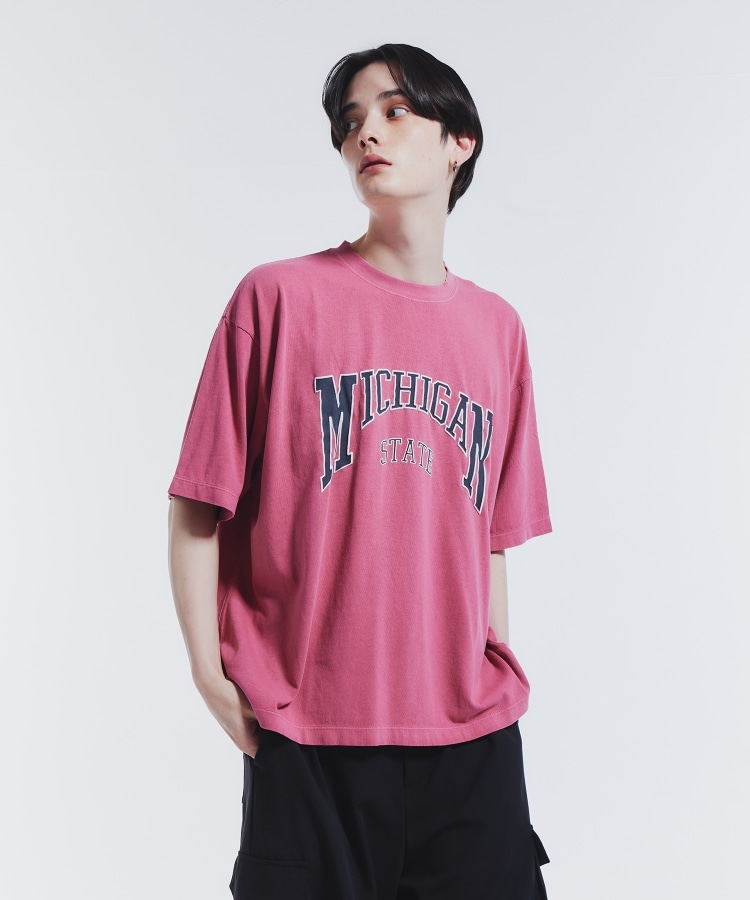 ピグメントカレッジTシャツ(Tシャツ) | tk.TAKEO KIKUCHI ピグメントカレッジTシャツ(Tシャツ) | tk.TAKEO KIKUCHI