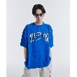 ティーケー タケオ キクチ(tk.TAKEO KIKUCHI)のピグメントカレッジTシャツ ブルー(093)