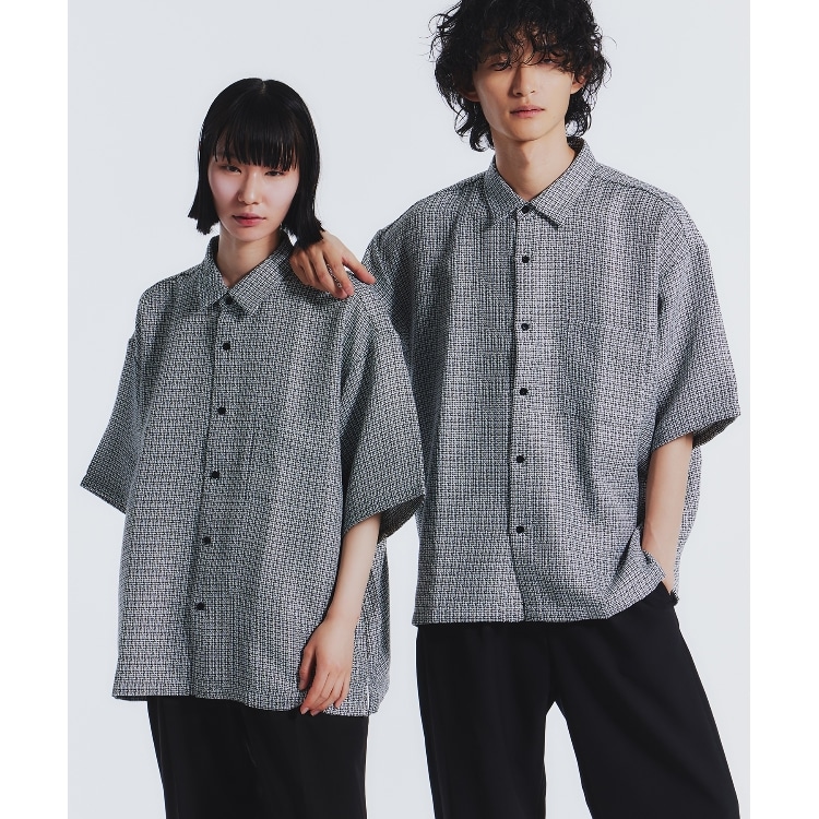 ティーケー タケオ キクチ(tk.TAKEO KIKUCHI)のサマーツイード半袖シャツ カジュアルシャツ