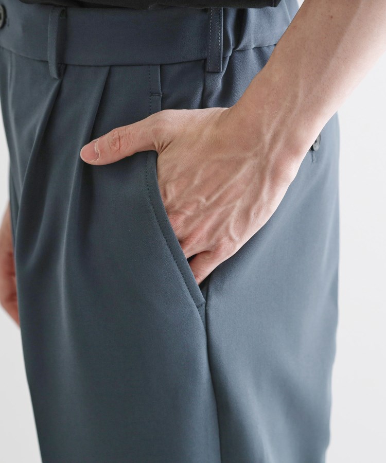 ティーケー タケオ キクチ(tk.TAKEO KIKUCHI)の【セットアップ対応】360度ストレッチ ワイドテーパードパンツ19