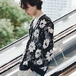 ティーケー タケオ キクチ(tk.TAKEO KIKUCHI)のフラワージャカードカーディガン23
