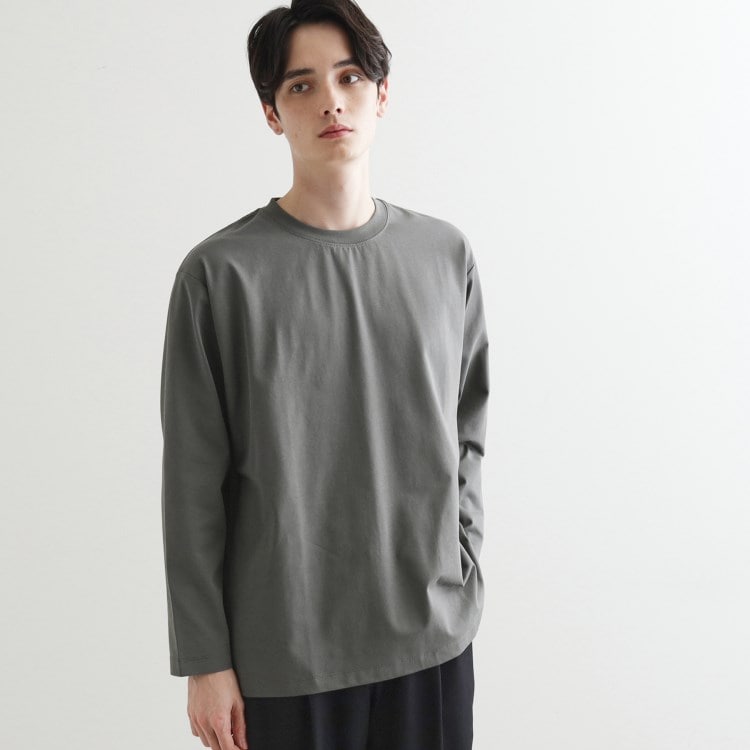 ティーケー タケオ キクチ(tk.TAKEO KIKUCHI)の【接触冷感/UVカット】ソロナロングスリーブTシャツ Ｔシャツ