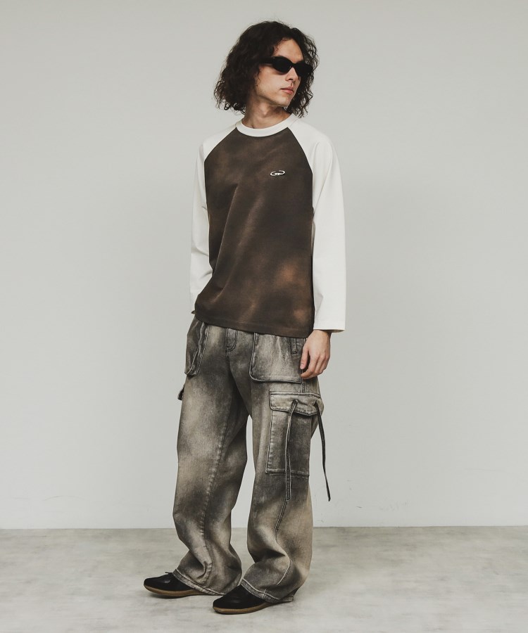ティーケー タケオ キクチ(tk.TAKEO KIKUCHI)のブリーチラグランスリーブTシャツ4